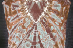 Men's Tie Dyed Tank Tops - Chestnut Heart