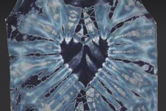 Women's Tie Dyed Tank Top - Black Heart